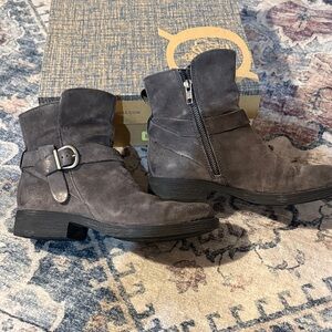 Born Gray Ankle Boots